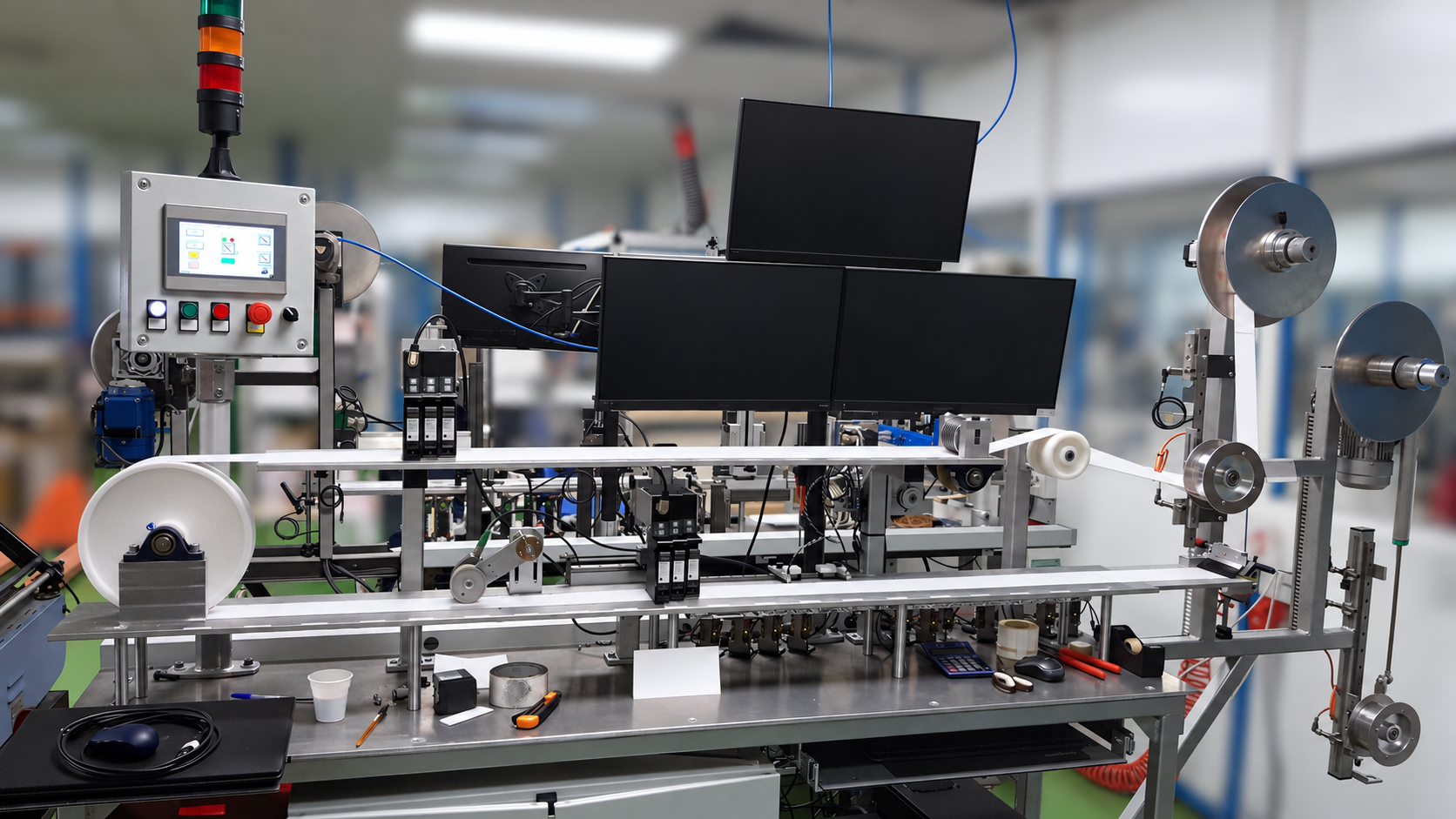 CCPB4: configuración inicial de los conjuntos de impresión inkjet.